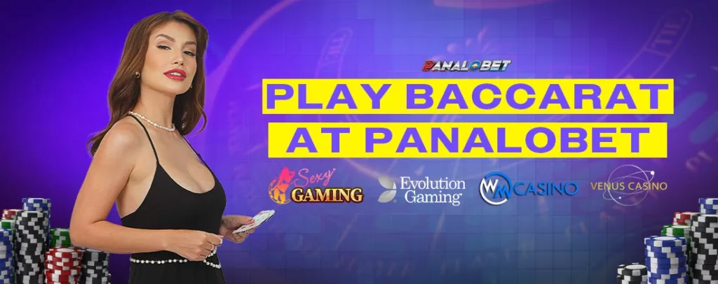 BACCARAT on Panalobet's Live Casino game