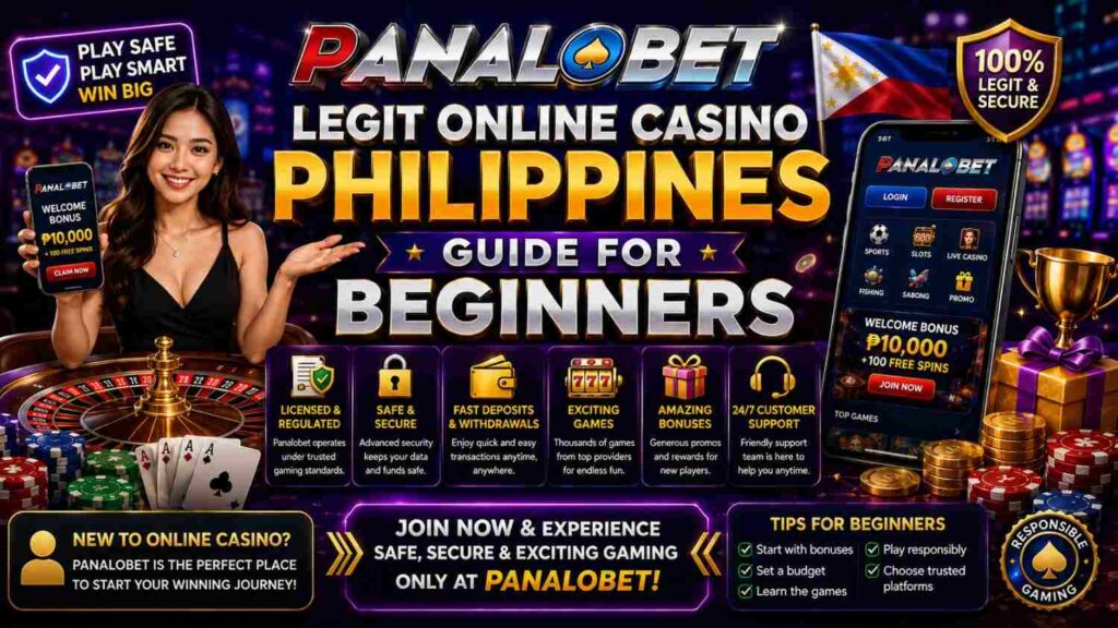 Legit Online Casino Philippines Guide for Beginners Panalobet