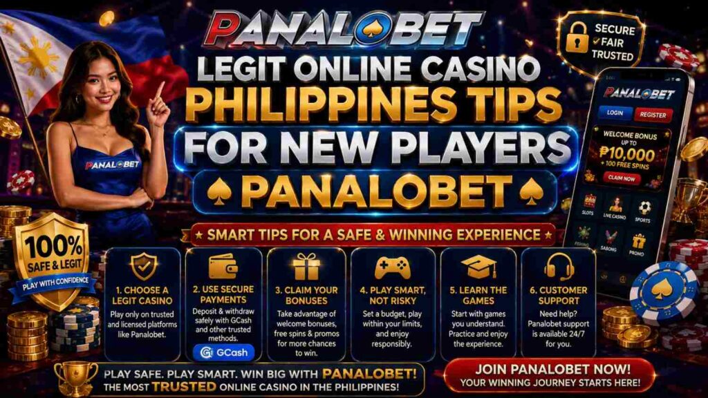 Legit Online Casino Philippines Tips for New Players Panalobet