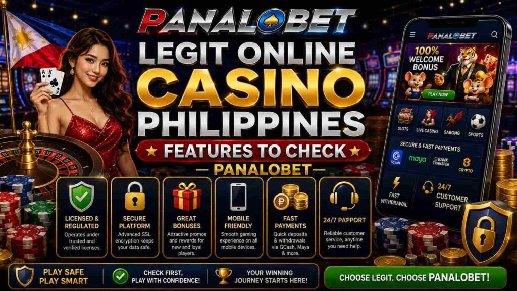 Legit Online Casino Philippines Features to Check — Panalobet
